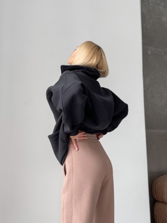 Штани з лампасом на флісі візон - Основні контакти 