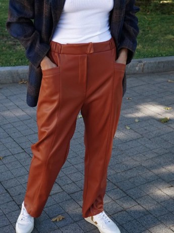 Брюки с эко-кожи - Основные контакты 