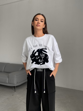 Футболка с кроликами - Основные контакты 