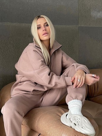 Костюм на флісі half zip візон - Основні контакти 