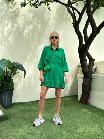 Рубашка лен oversize - Основные контакты 