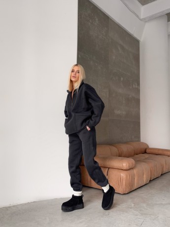 Костюм на флісі half zip графіт - Основні контакти 