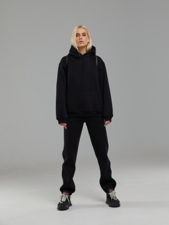 Костюм з блискавкою на флісі чорний - Основні контакти 