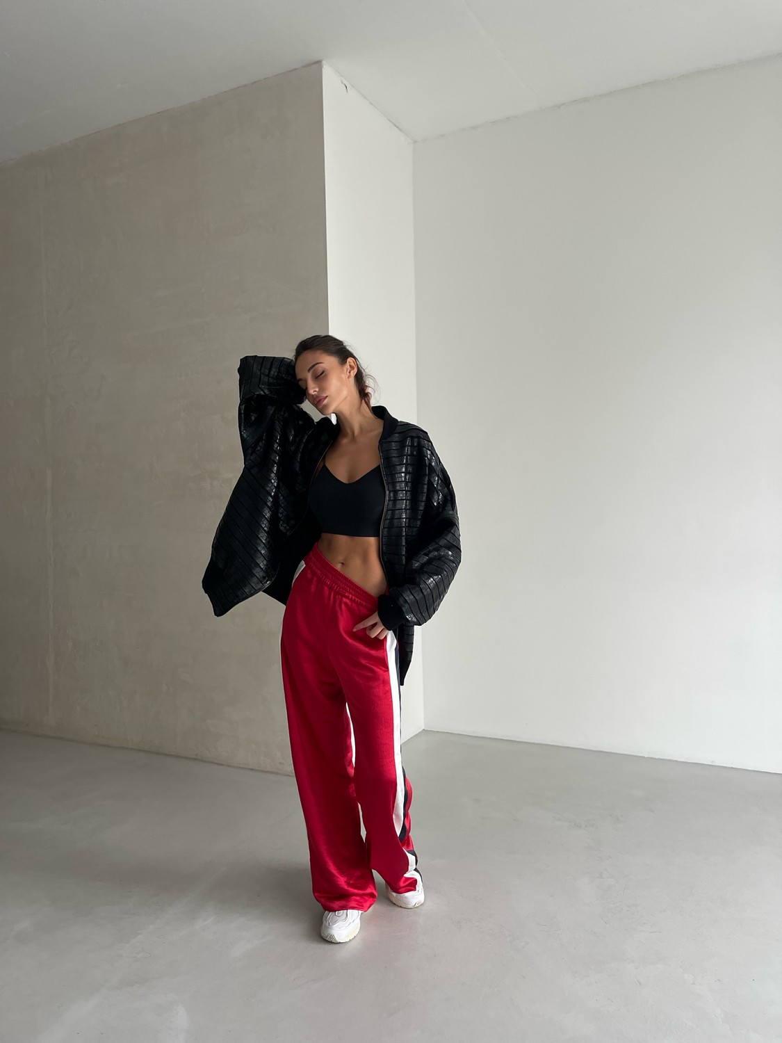 Куртка из эко-кроко