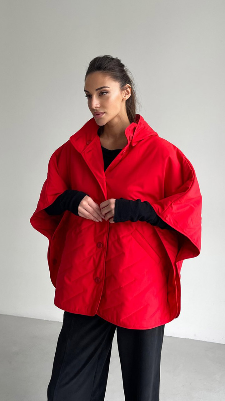 Кейп у червоному кольорі